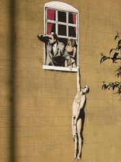 Banksy et moi - Naked Man, Park Street (Bristol), 2006